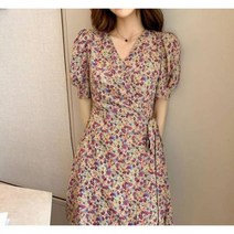 77 원피스 66 빅사이즈 편안한 88 랩스타일 원피스 가운 반팔 비치 로브 바캉스룩