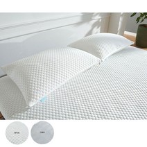 냉감사 쿨매트 베개커버 1P (선택) 여름침구 베갯잇 쿨링 냉수 쿨젤 매트 쿨토퍼 쿨링토퍼 침대쿨, 화이트