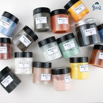 율아트 석채 24종 100g 대용량 천연안료 민화 한국화 동양화 물감, 10. 산취 100g