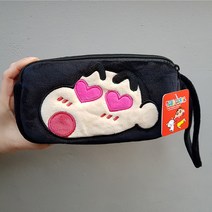 센스집 디즈니 짱구 캐릭터 필통 파우치 펜케이스, 짱구_블랙