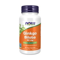 나우푸드 징코 빌로바 60mg 베지 캡슐 비건, 60개입, 1개
