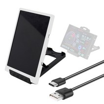 서브모니터 소형 포터블 보조 모니터 3.5 인치 IPS USB 미니 화면 AIDA64 PC CPU HDD 데이터 컴퓨터 온도 디스플레이 c타입, [01] Bundle one