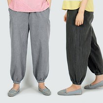 2893봄가을 여성 예쁜발목 밴드바지 생활한복 법복