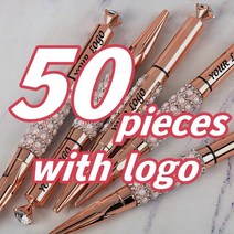 뷰티방수 아이라이너 맞춤형 라벨 비건 잔혹성 프리 리퀴드 펜, 한개옵션1, 01 50 pieces with logo