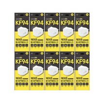 웰크론 케어온 베이직 KF94마스크 흰색 1P 120개