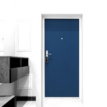 현대엘엔씨 인테리어필름 아파트 현관문 시트지 세트 122cm x 250cm, 네이비(S204)