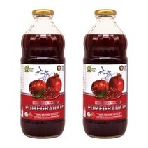 케이앤에프코리아 터키산 석류즙100% NFC 착즙 원액 주스 비농축액 1000mlx2병 순수 쥬스 열매 엑기스 진액 진한 과채 음료 비타민C 에스트로겐 엽산 엘라그산 셀레늄 베타카로틴 비타민B군 나이아신 식이섬유 폴리페놀 엄마 명절 선물 추천, 2병, 1000ml