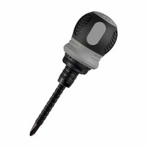 마그네트 드릴 래칫 스크루 드라이버 세트 짧은 핸들 크로스 그루브 드릴 텔레스코픽 이중 목적 소형 크롬, Gray-black, 02 Grayblack