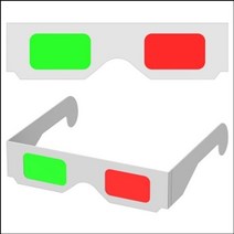 PGM1*^몰3D 입체안경 적녹(완성품) 10개 과학경 입체경 컬러경 적경 학습용경 교육용경 준비물 완구 교구^*1췤pgm, a^^*옵션없슴