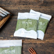 구워먹는 현미떡 [ 현미 쑥절편 1kg ] 쑥떡 식사대용 개별포장 현미절편, 1개