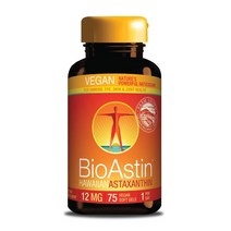 바이오아스틴 하와이안 아스타잔틴 12 mg 75 식물성 소프트젤 Nutrex Hawaii, 1개, 75정