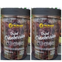노브랜드 건크랜베리250g x 2 미국산 맛좋은건과일 다양한요리에활용, 1개