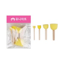 유니아트 2000 도장찍기스펀지 3번, 5개