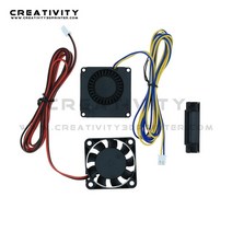 배기팬 환기팬 송풍기 부품 4010 송풍기 냉각 팬 2 핀 축 3d 프린터 부품 Ender 5 용 DC 터보, 09 Ender-3 fan kit_01 1PCS