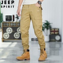 JEEP SPIRIT 지프 봄가을 남성 카고바지 아웃도어 멀티포켓 조거 팬츠 23MA783TR7201+사은품