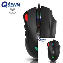 RGB 사이드 버튼 커스텀 게이밍 마우스 유선게임마우스 선있는마우스 유선마우스 유선게이밍마우스 선있는마우