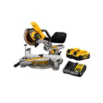 디월트 충전 슬라이딩 각도절단기 20V 전동 공구 세트 7인치 톱날 포함 DCS361P2