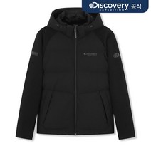 디스커버리discovery 오버핏 항공점퍼 남성 패딩 BLACK