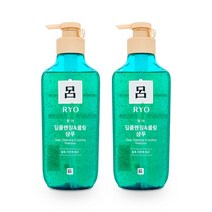 려 청아 두피 딥클렌징 샴푸 550ml x 2개