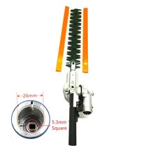 소형 핸드 잔디 깎기 헤지 트리머 헤드 26mm/28mm 7/9 스플라인 5.3mm 스퀘어 하이 폴 브러시 잔디 커터 수, 05 26mm 5.3mm Square