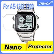 가전제품 액세서리 카시오 G-ShockAE-1200WHD AE-1300WH-4A ae1200 ae1300 PET 보호 필름 용 나노 방폭 스, 01 1PCS AE-1200
