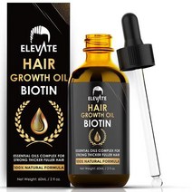 속눈썹영양제 속 베이글 ELEVATE 오일 비오틴 세럼 피마 비타민 리치 트리트먼트 남 여성 가늘어짐 2 Fl Oz 60mL, 2 Fl Oz(1팩)