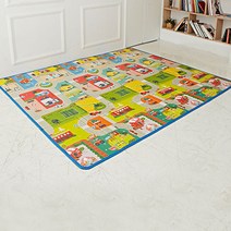어린이집 거실 층간소음방지 생활방수 놀이방 매트 200x250cm, 아시아투어