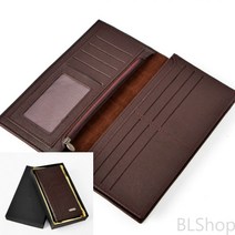 장지갑 다크브라운 아버지장지갑 현금카드지갑