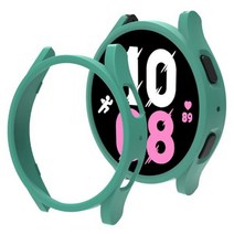 갤럭시워치5 케이스 삼성 호환 갤럭시 워치 54 용 시계 40mm 44mm PC 매트 커버 올 어라운드 보호 범퍼 쉘 4 클래식 42mm 46mm, [06] Galaxy Watch 5 44mm, [11] Light Green