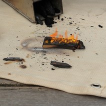 캠핑 화로 세이프 매트 불이 붙지않는 방염매트 100x100, 단품, 단품