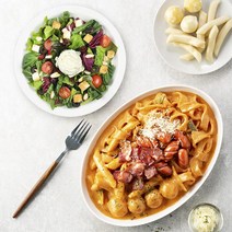 애슐리 토핑듬뿍 로제떡볶이+리치 리코타치즈 샐러드 (홈파티 밀키트)