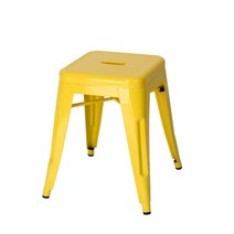 이쁜 디자인 철제 인테리어 의자 톨릭스툴 450, 옐로우