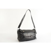 (ANN DEMEULEMEESTER)앤 드뮐미스터 트랜스포머 가죽 레더 블랙 체인 숄더백 chain strap