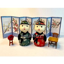 한지이야기 40.닥종이인형(왕자)1개입-한지공예kit(부재료포함) 1094134, 빨강(두루마기)