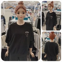 [에꼴리에] 24년 봄 핫신상! @고품질 중저가격~ 캐릭터 맨투맨티@ 인기최고! 주니어 여아용 심플 단정 깔금한 스타일의 편안하고 받쳐입기 좋은 루즈핏 퍼피캐릭터 맨투맨티