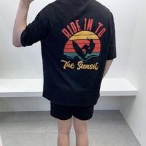 데로샵 ZA 서핑 나염 남자 박스 반팔티