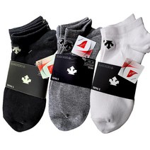 데상트 남성 스니커즈 단목 발목양말 5족