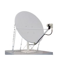 (주)태화텔레콤 위성방송 수신용 90cm 위성안테나 (지지대+무궁화 싱글 LNB포함) 다세대/다가구/오피스텔/아파트 공사용, 와이어세트 추가