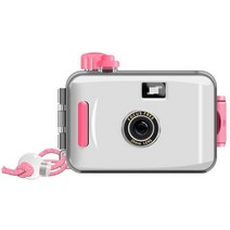 일회용필름카메라 입문 인화 흑백 라이프일회용 카메라 135 필름 방수 레트로 35mm 학생 파티 및 결혼식을, 08 pink white color