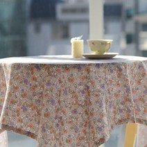 [천삼백케이] [네스홈] 코튼 테이블보 2인 5color, 4) 복수초 2인