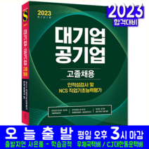 대기업 공기업 고졸채용 시험 교재 책 시대고시기획 2023 인적성검사 직업기초능력평가 기출문제 복원해설