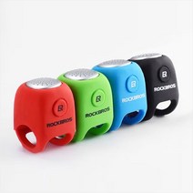 락브로스 자전거벨 전동킥보드벨 전자벨 실리콘 생활방수 간편한 탈부착 CB1709, CB1709 블랙 전자벨, 블랙