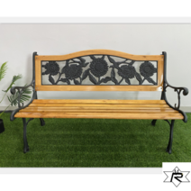 공원벤치 등받이 야외용 평벤치 테라스 야외 카페 아웃도어 정원 의자, 해바라기의자