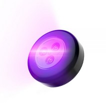 미니 휴대용 LED UV 램프 자외선 살균 조명 365nm uv c 전구 소독 홈 주방 캐비닛 221949, 보라색