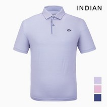 [인디안] [INDIAN] 멀티 패턴 에리형 반팔 티셔츠_MITASXM3221