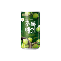웅진 초록매실 180ml 1캔, 1개