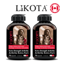 라코타 캐나다 LAKOTA 조인트케어 관절 영양제 75정 엑스트라 스트랭쓰 초강력, 2개