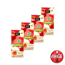 미닛메이드 팩음료 애플주스 사과음료 195ml 4팩, 1개