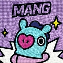 BT21 코믹 MANG 보석십자수 (HB385925), 쿠팡대량등록 본상품선택