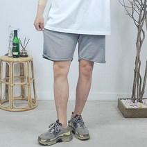 남자 밴딩 피그먼트 워싱 컬러 트레이닝복 반바지 팬츠 (11컬러)